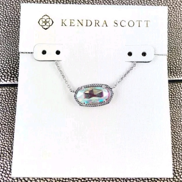 Kendra Scott Jewelry - Kendra Scott Elisa Dichroic Pendant in Silver  ♡